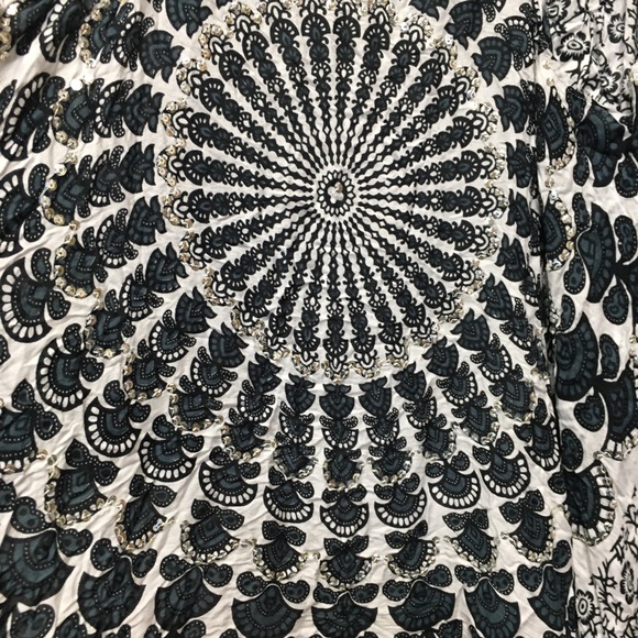 UCHO Bali Sequins Sarong Vest 100% Rayon Beach Vacation Travel Summer One Size - Picture 9 of 9